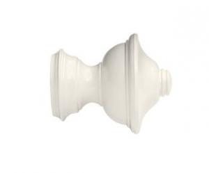 2" Wood Trends Chaucer Finial - 025 - White